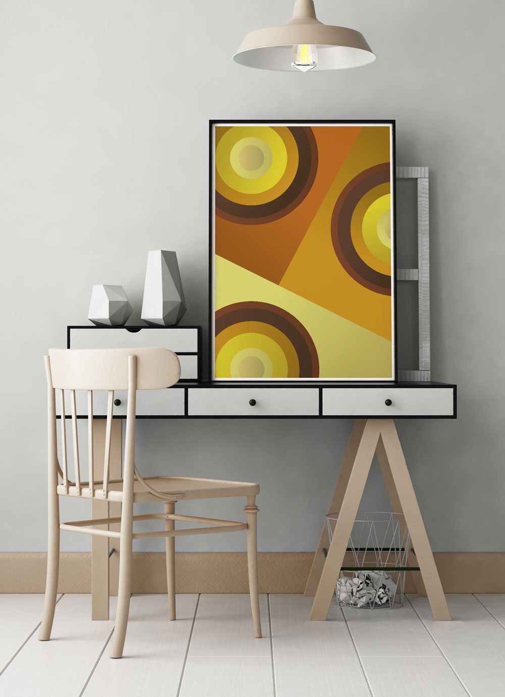 Party Time Mid Century Style Print