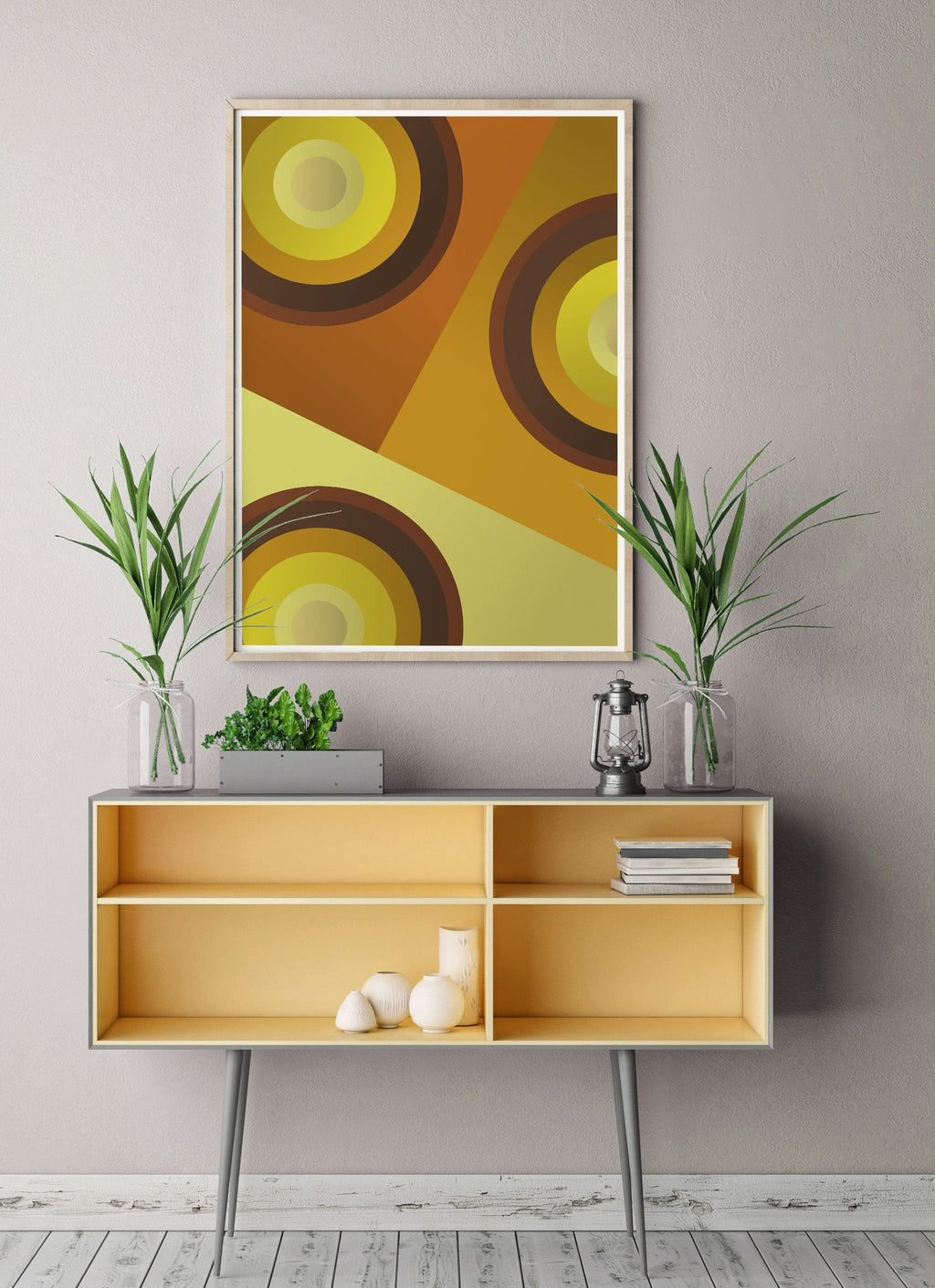 Party Time Mid Century Style Print