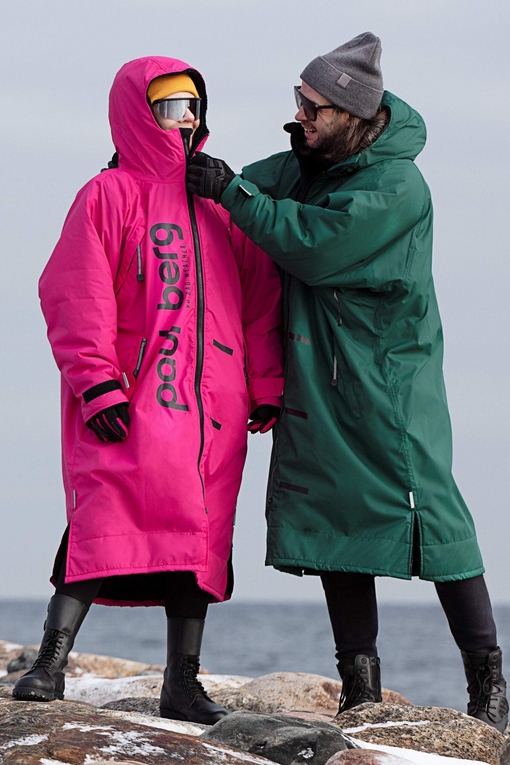 Paul Nordic Changing Robe - Dark Green