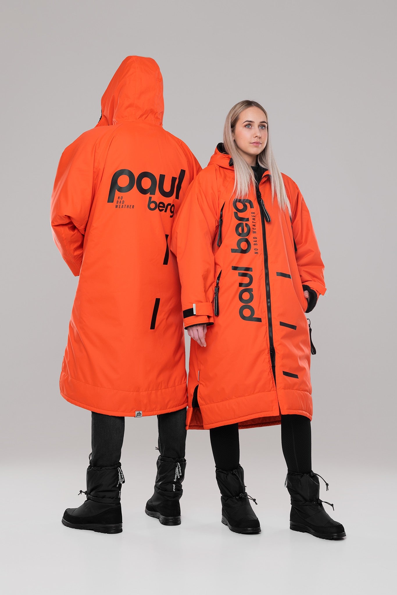 Paul Nordic Changing Robe - Orange