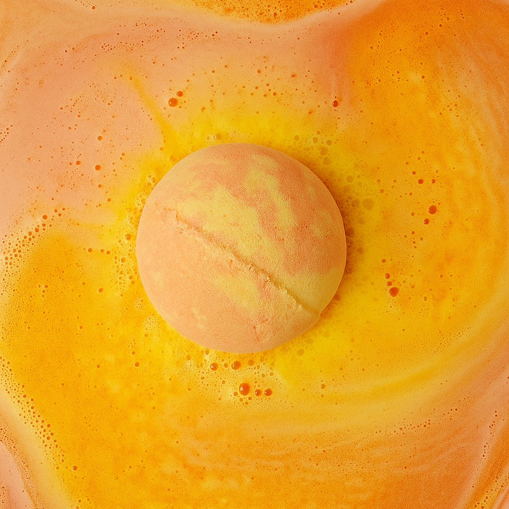 You Are Amazing Peach Bath Bomb Uplifting Soak