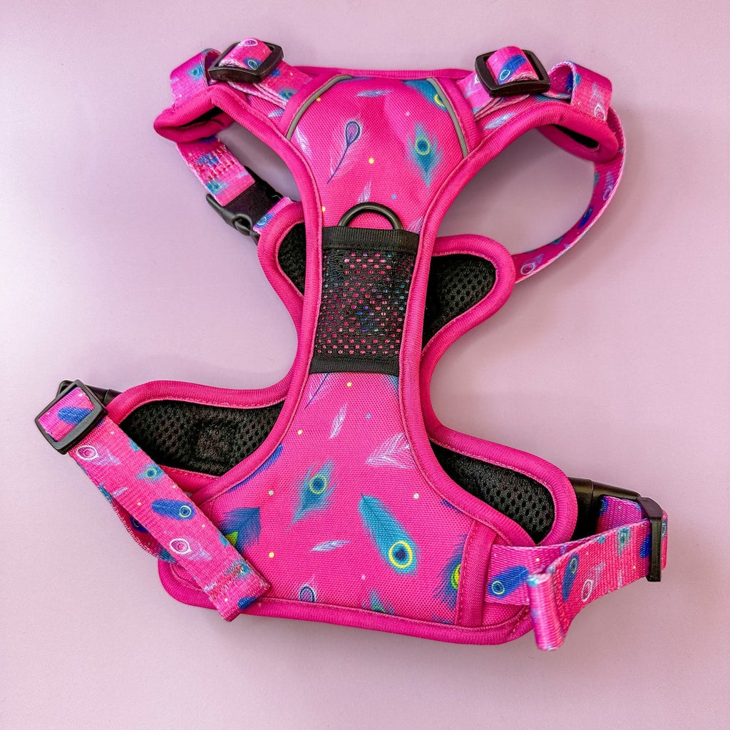 Peacock Power Tactical Dog Harness