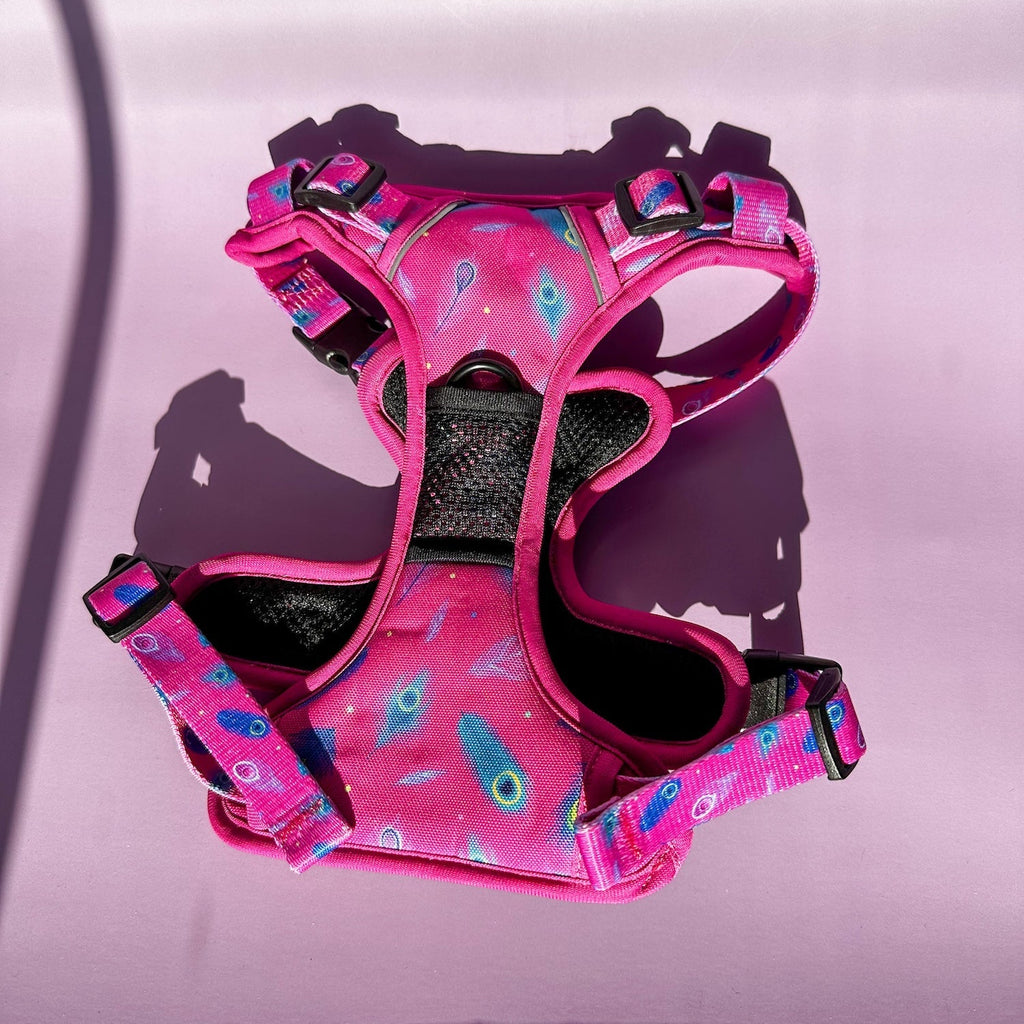 Peacock Power Tactical Dog Harness