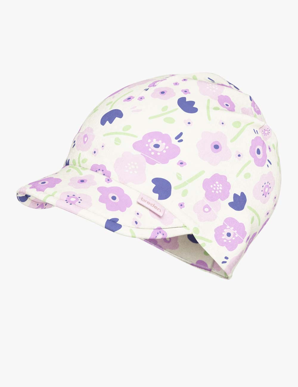 Peaked Summer Hat For Kids SUN - Summer Flowers