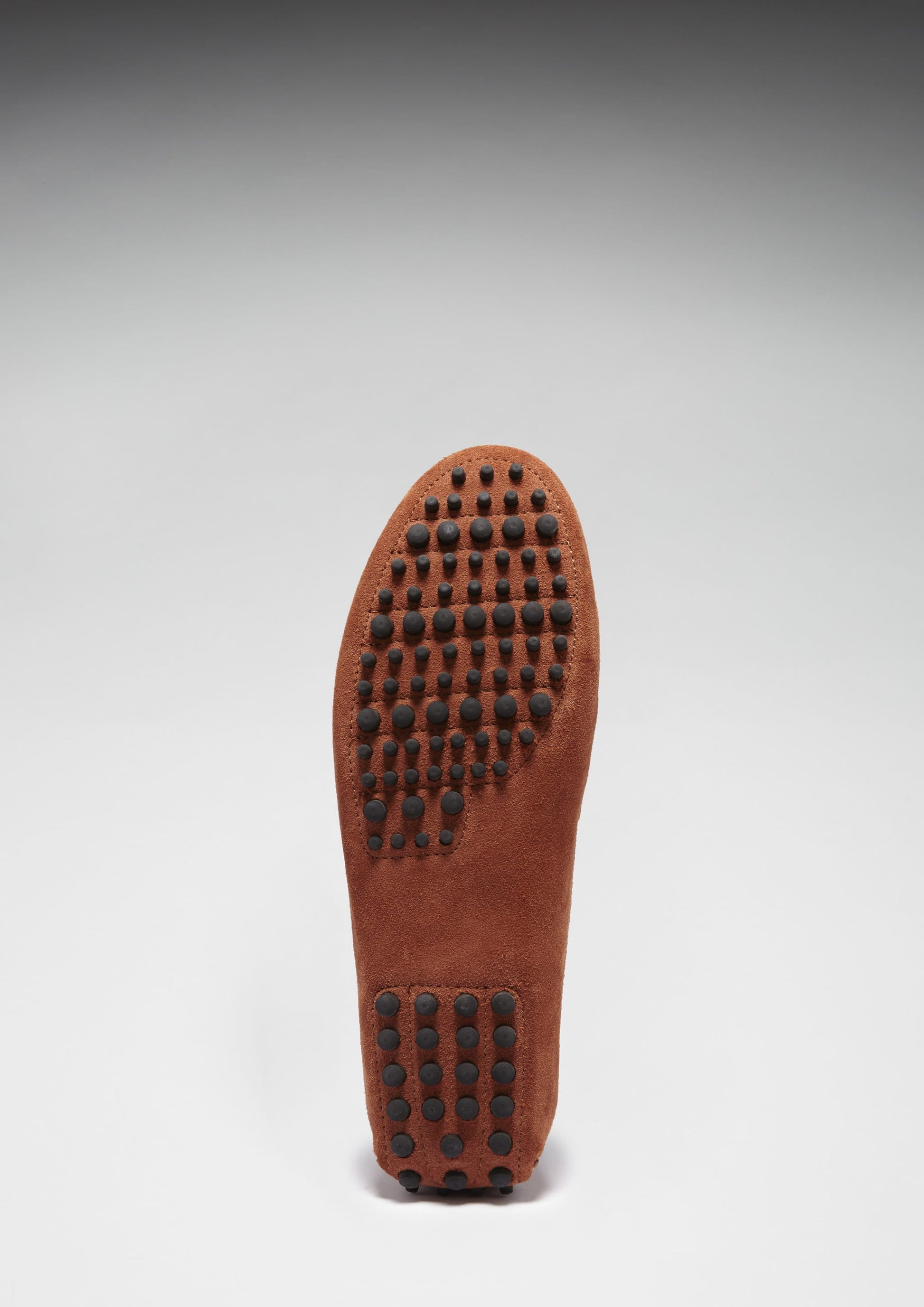 Rust Suede Penny Loafers