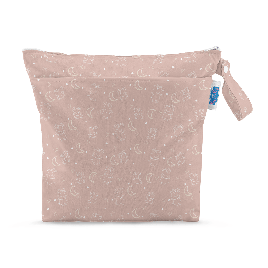 Peppa Pig Grab and Go Nappy Wet Bag in Moons and Stars