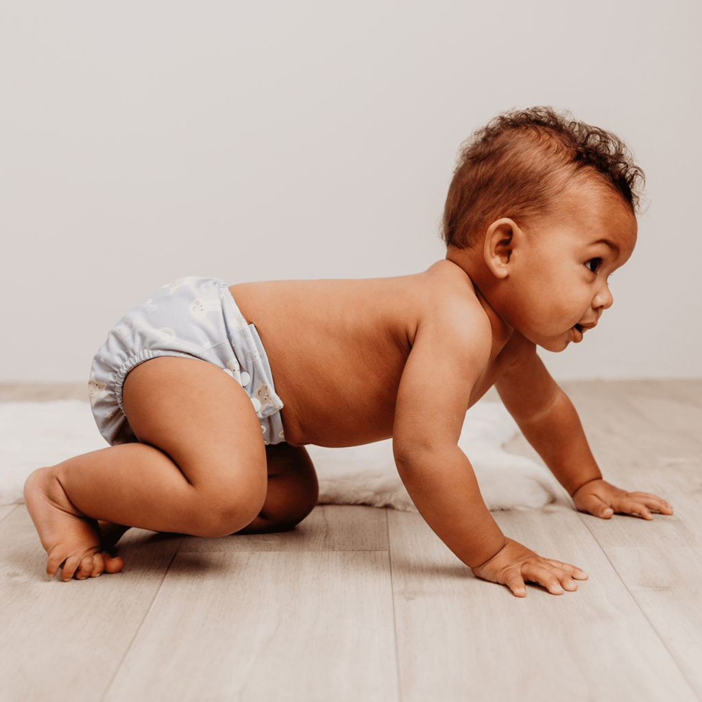 Peppa Pig One Size Reusable Cloth Nappy in Blue Mix