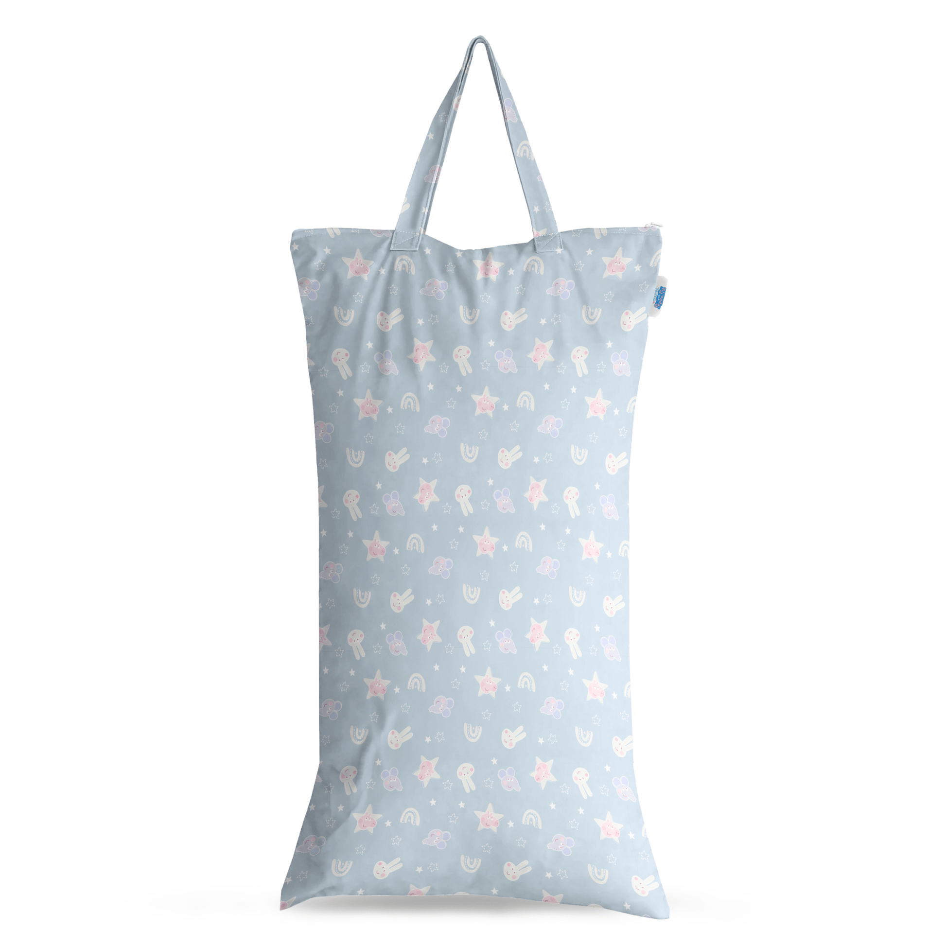 Peppa Pig XL Wet Bag Reusable Cloth Nappy Pail Blue Mix