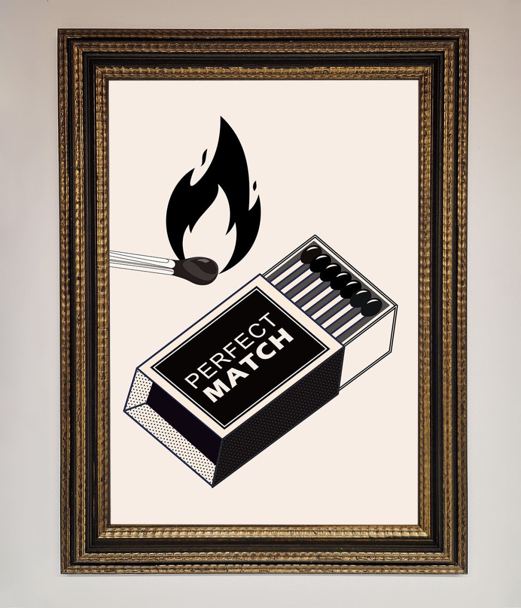 Perfect Match Framed Print
