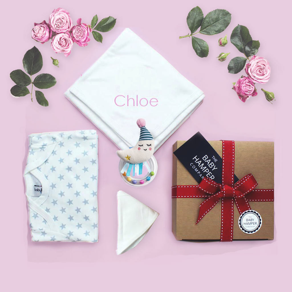 Personalise Baby Girl's Gift Box - Large
