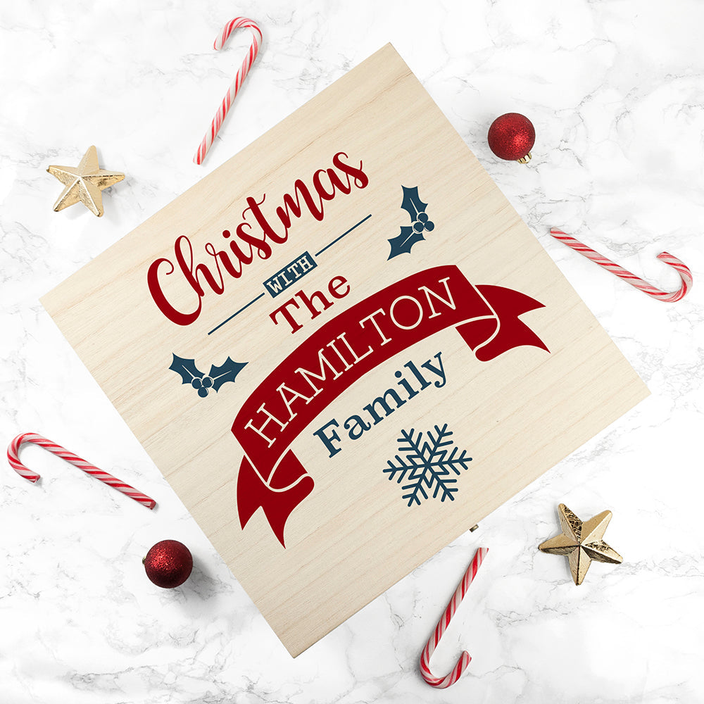 Personalised Family Christmas Eve Box