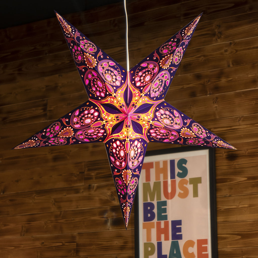 Summer Wedding Paper Star Lanterns 30 Pack
