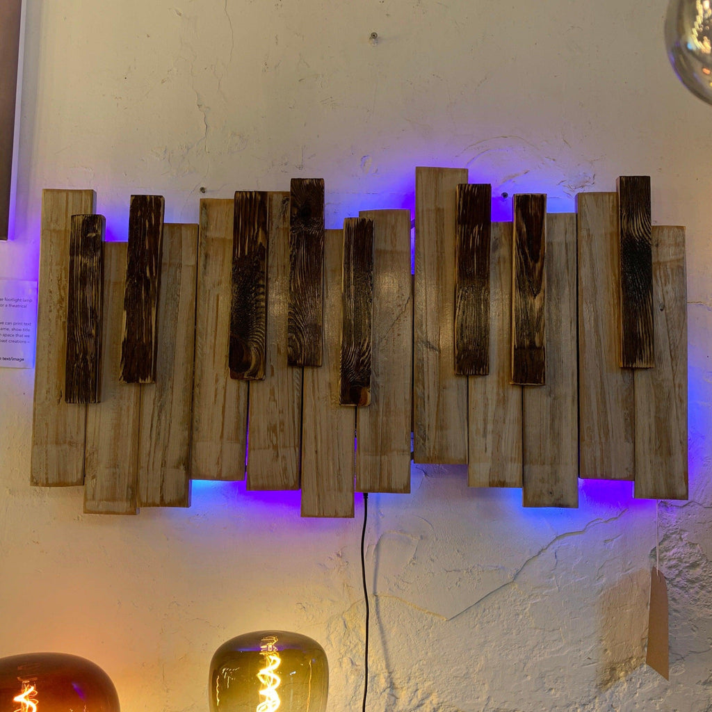 Piano Keyboard LED Wall Art