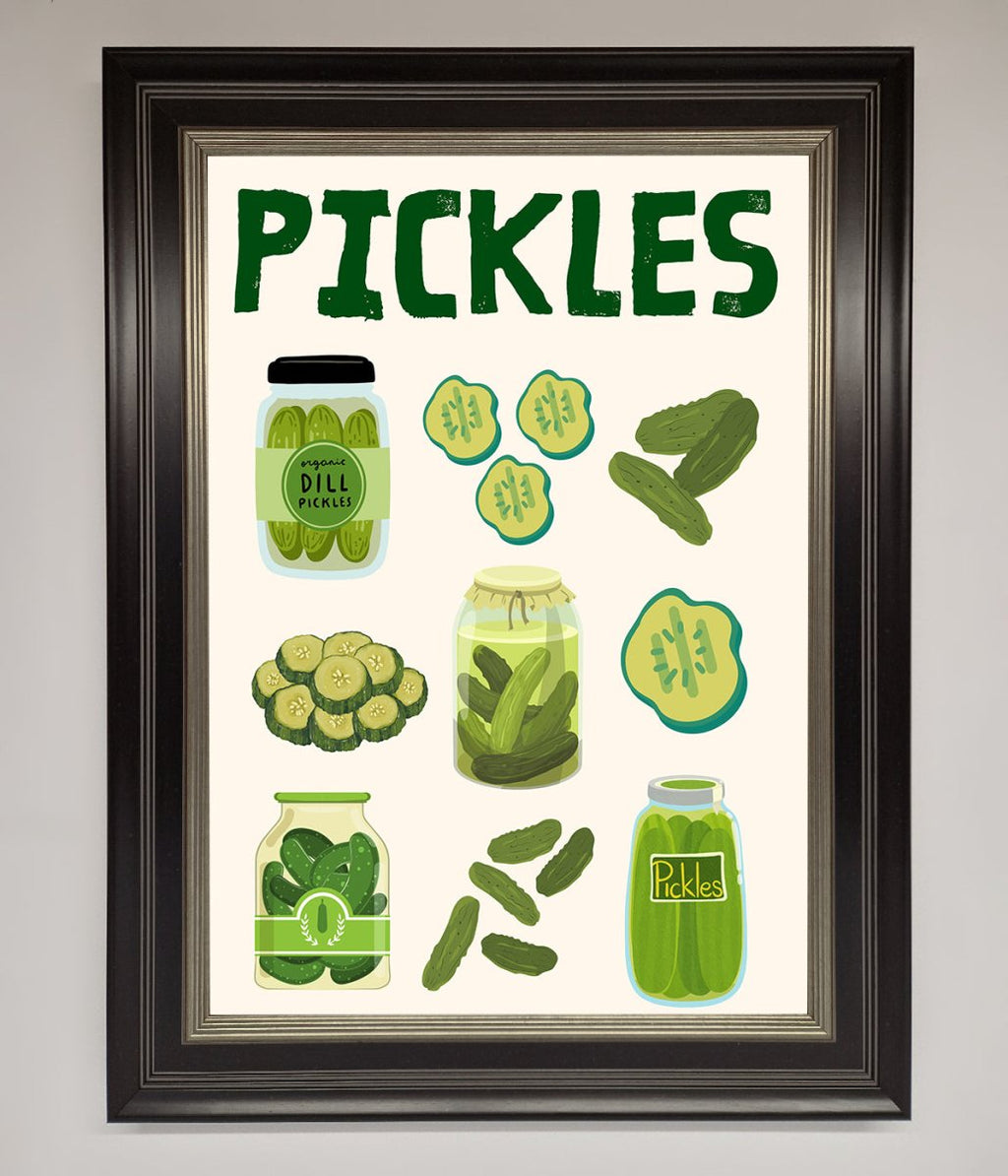 Pickle Lover Framed Wall Art