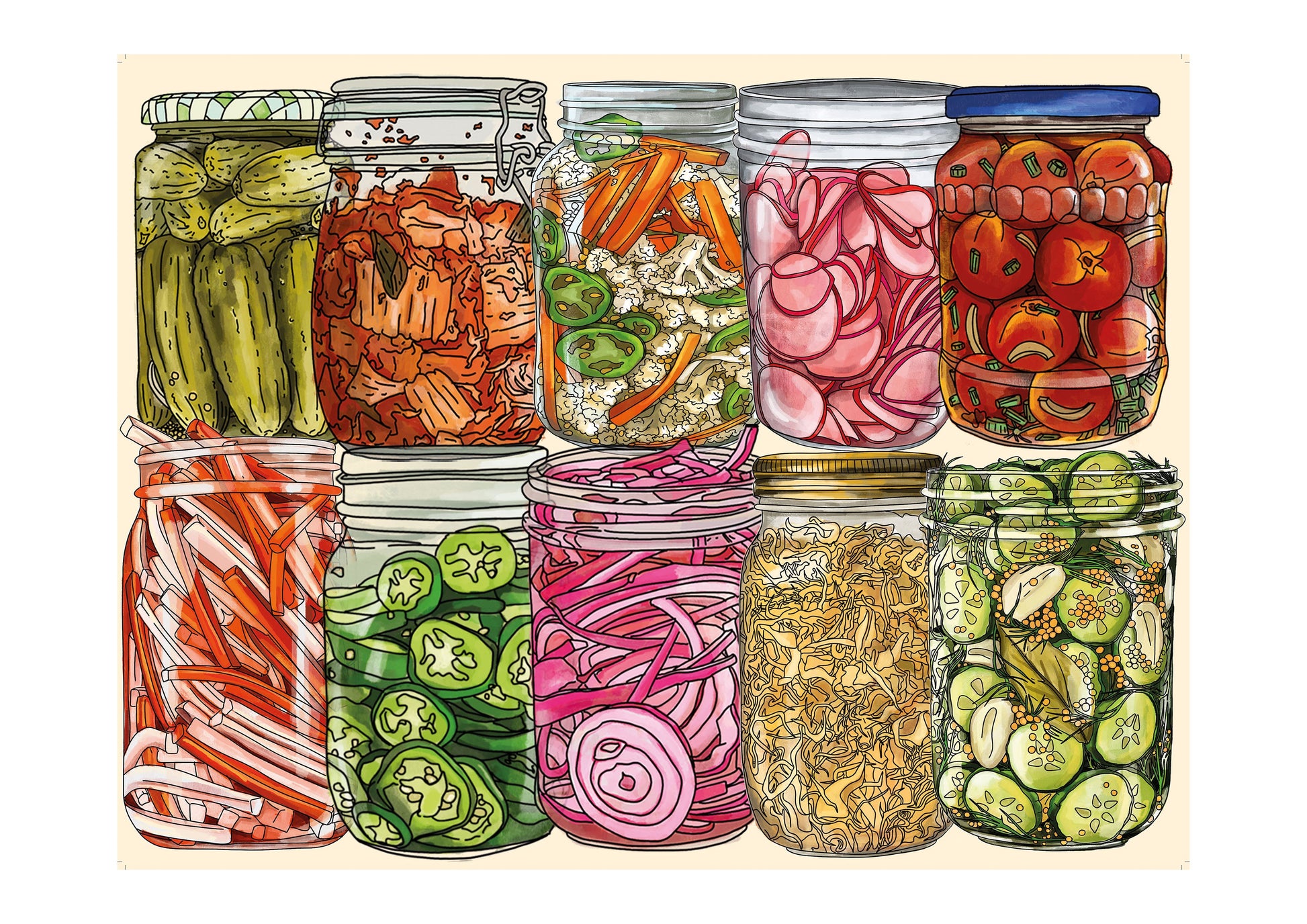 1000 Piece Pickle Puzzle