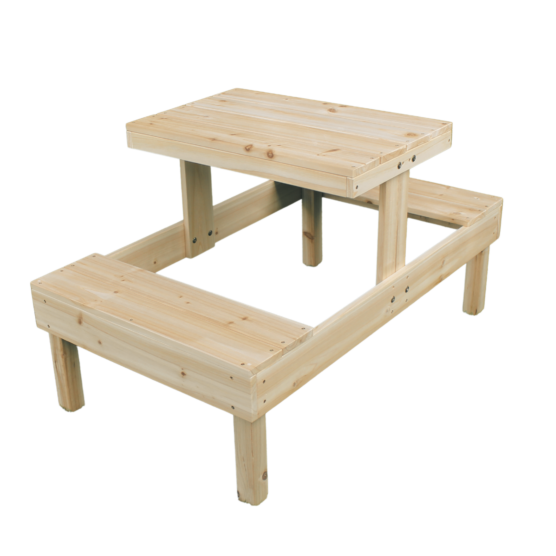 Wooden Children’s Picnic Table - Playhouse Table & Bench Accessory