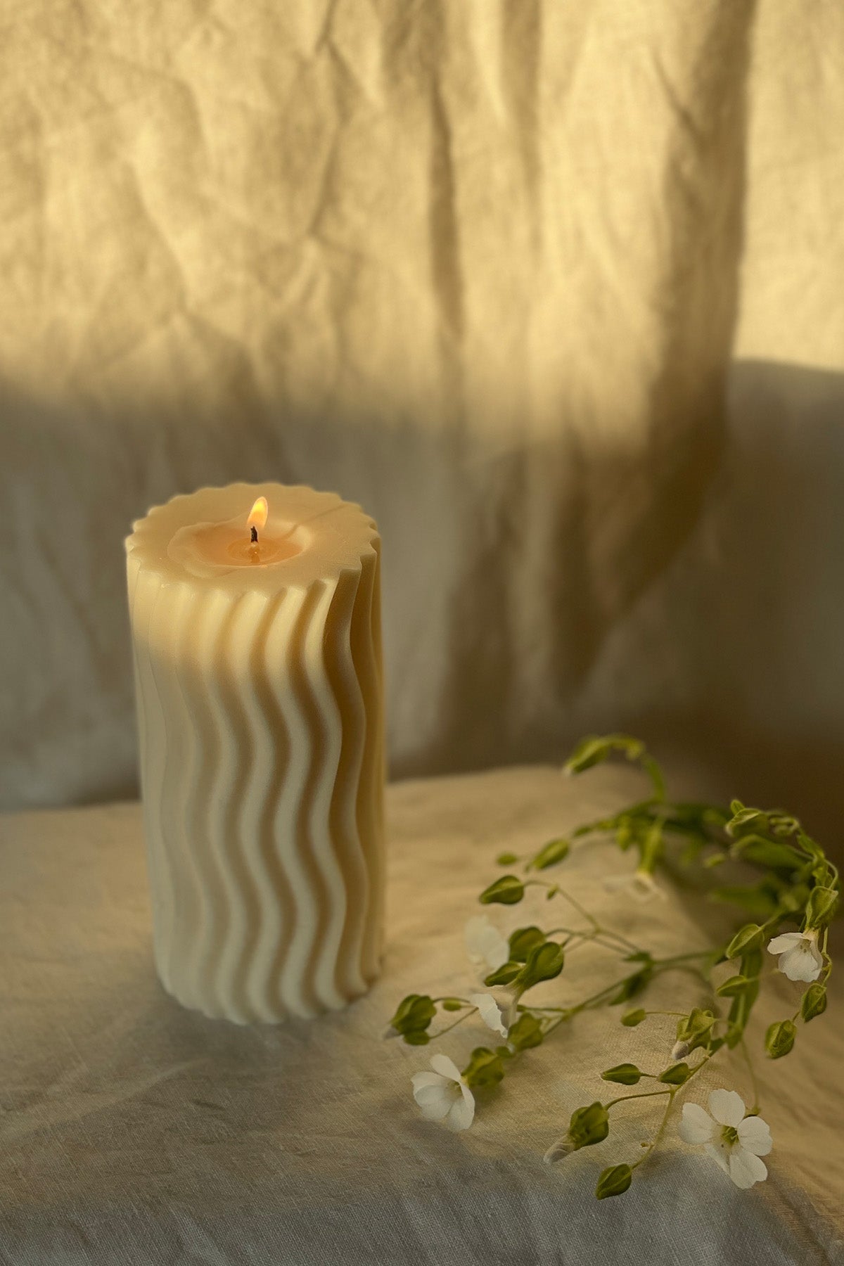 Sculpted Pillar Candles