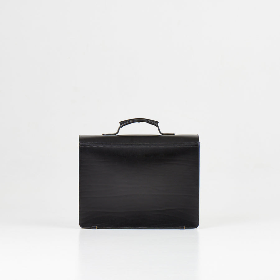 Handmade Estonian Leather Briefcase – Durable & Unique Design by Papillon at www.brixbailey.com