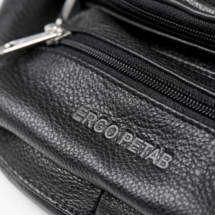 ERGO PETAB Leather Waist Bag – Authentic Estonian Street Style by Jeekim at www.brixbailey.com