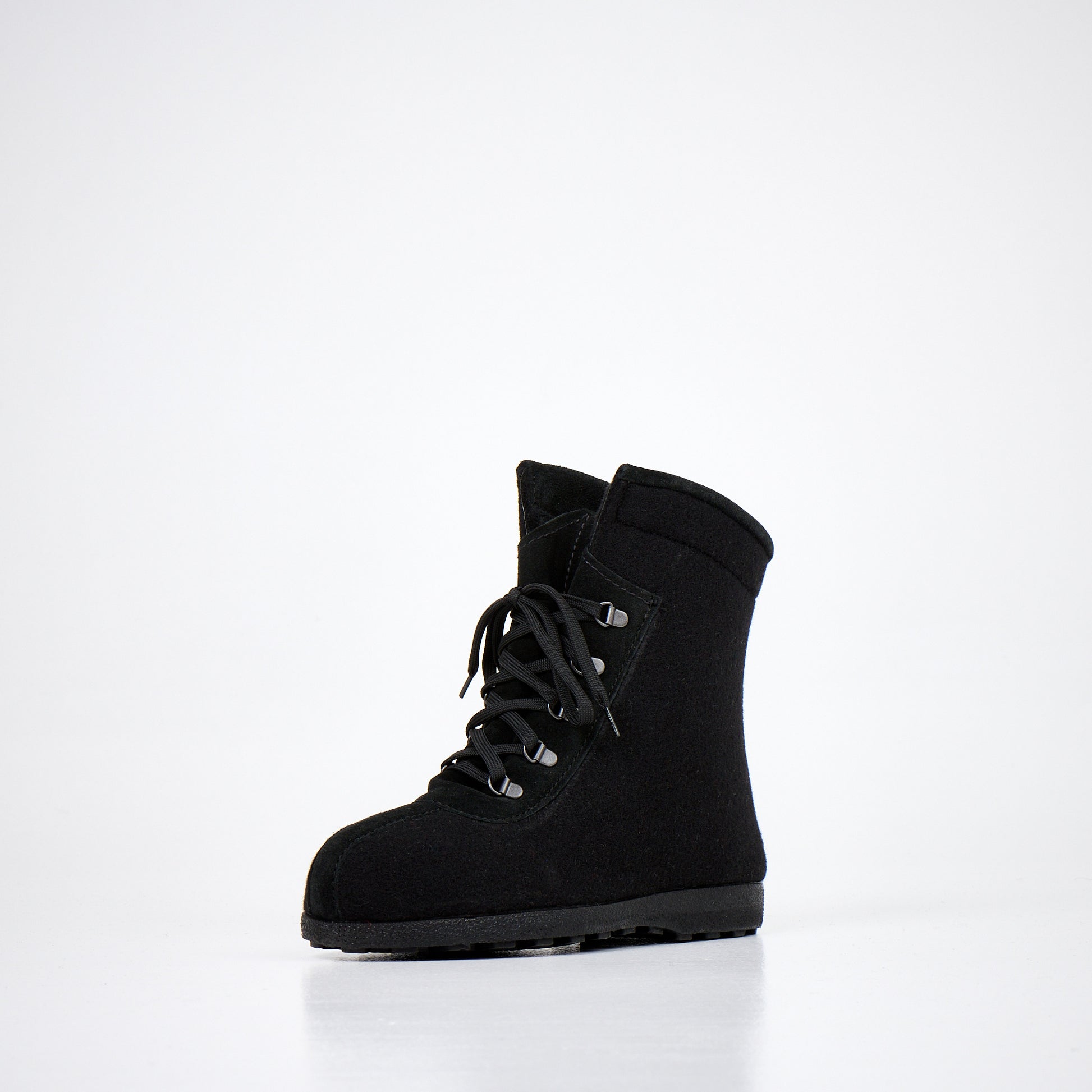 Norwegian Felted Wool Boots – Warmth & Traction for Winter by Nesna Lobben at www.brixbailey.com