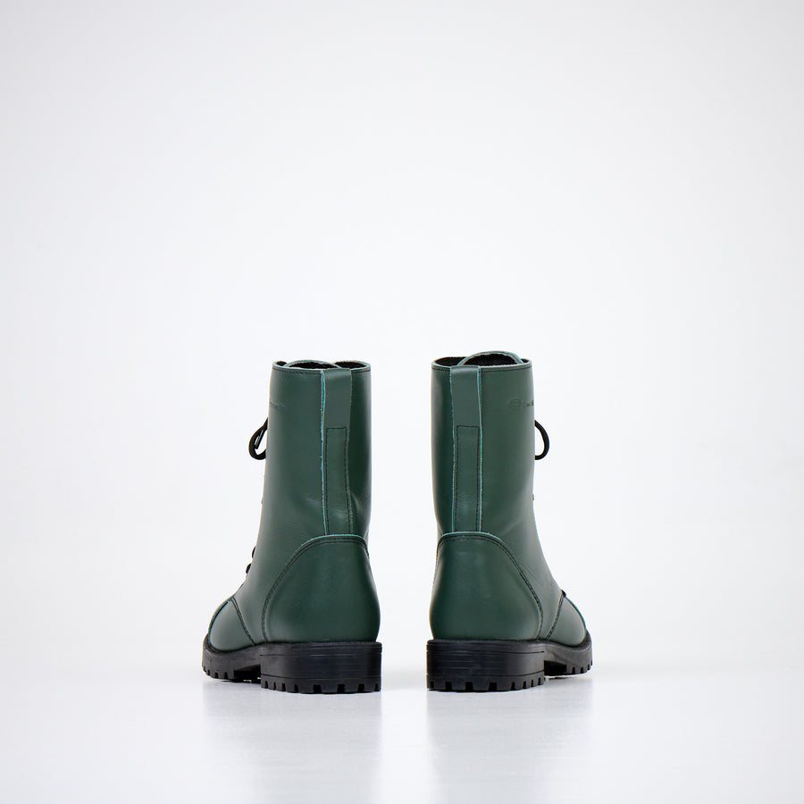 Durable 511 Forest Green Leather Boots – Comfort & Style Year-Round by Samelin at www.brixbailey.com