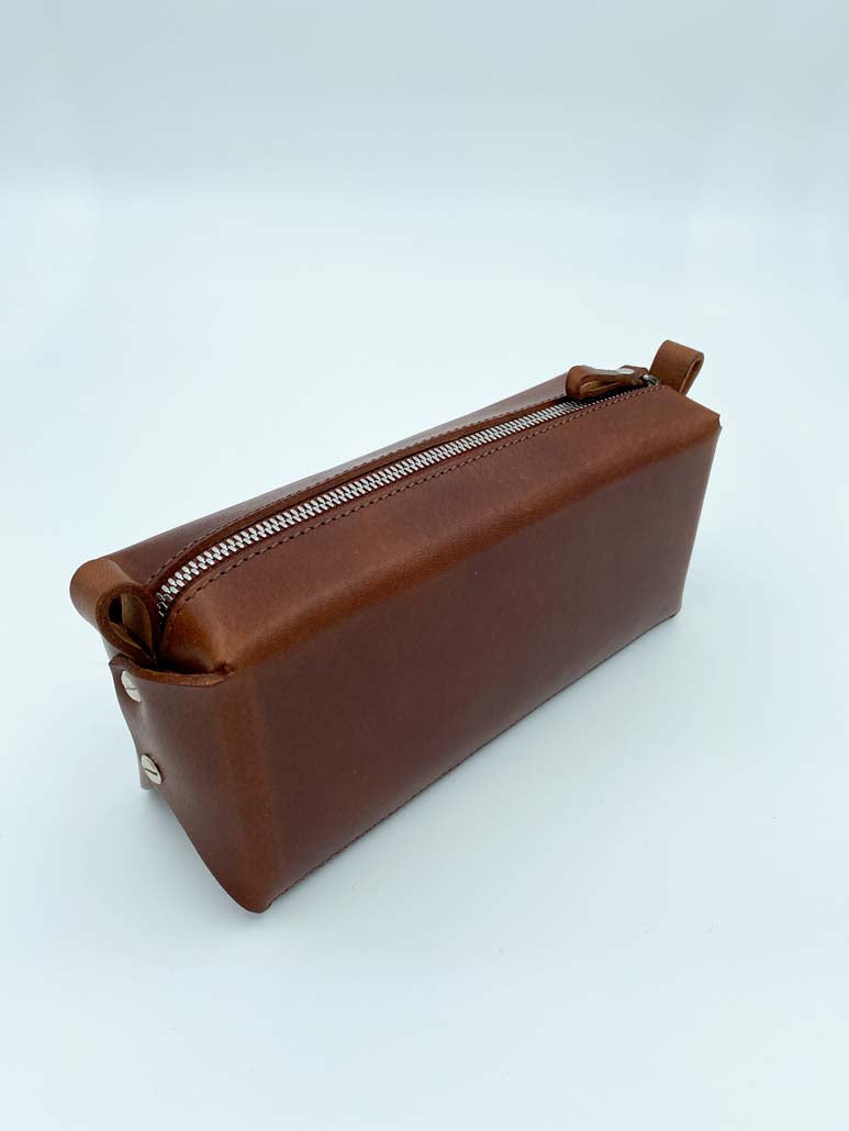 Big Dreamer Leather Makeup Bag – Timeless & Sustainable Elegance by Stella Soomlais at brixbailey.com