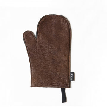 Versatile Kitchen Mitt – Leather & Double Wool, Heat Resistant by KOOSdisain at www.brixbailey.com