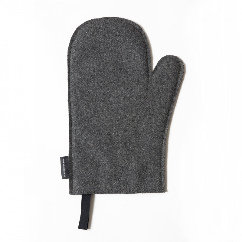 Versatile Kitchen Mitten – Leather & Wool, Perfect for Cooking & BBQ by KOOSdisain at www.brixbailey.com