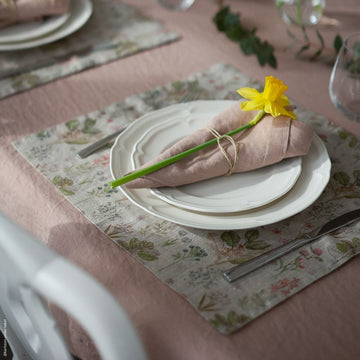 Handmade Linen Placemats – Sophisticated & Durable by Linen Tales at www.brixbailey.com