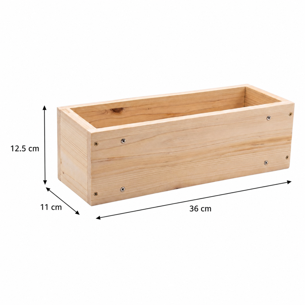 Wooden Playhouse Planter Box Accessory