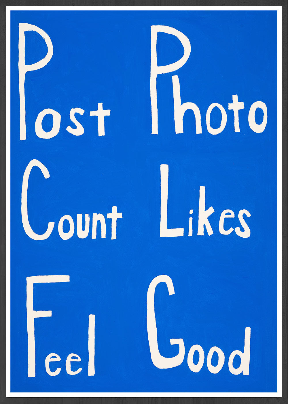 Post Count Feel Social Media Art Print