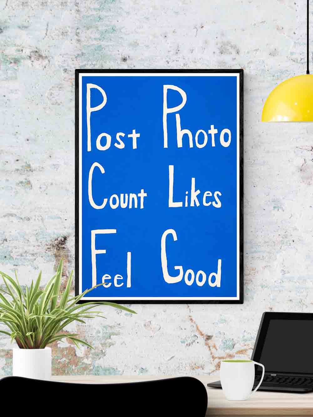 Post Count Feel Social Media Art Print