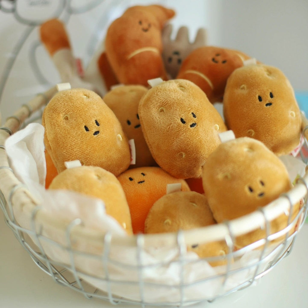 Daily White Potato Plush Charm