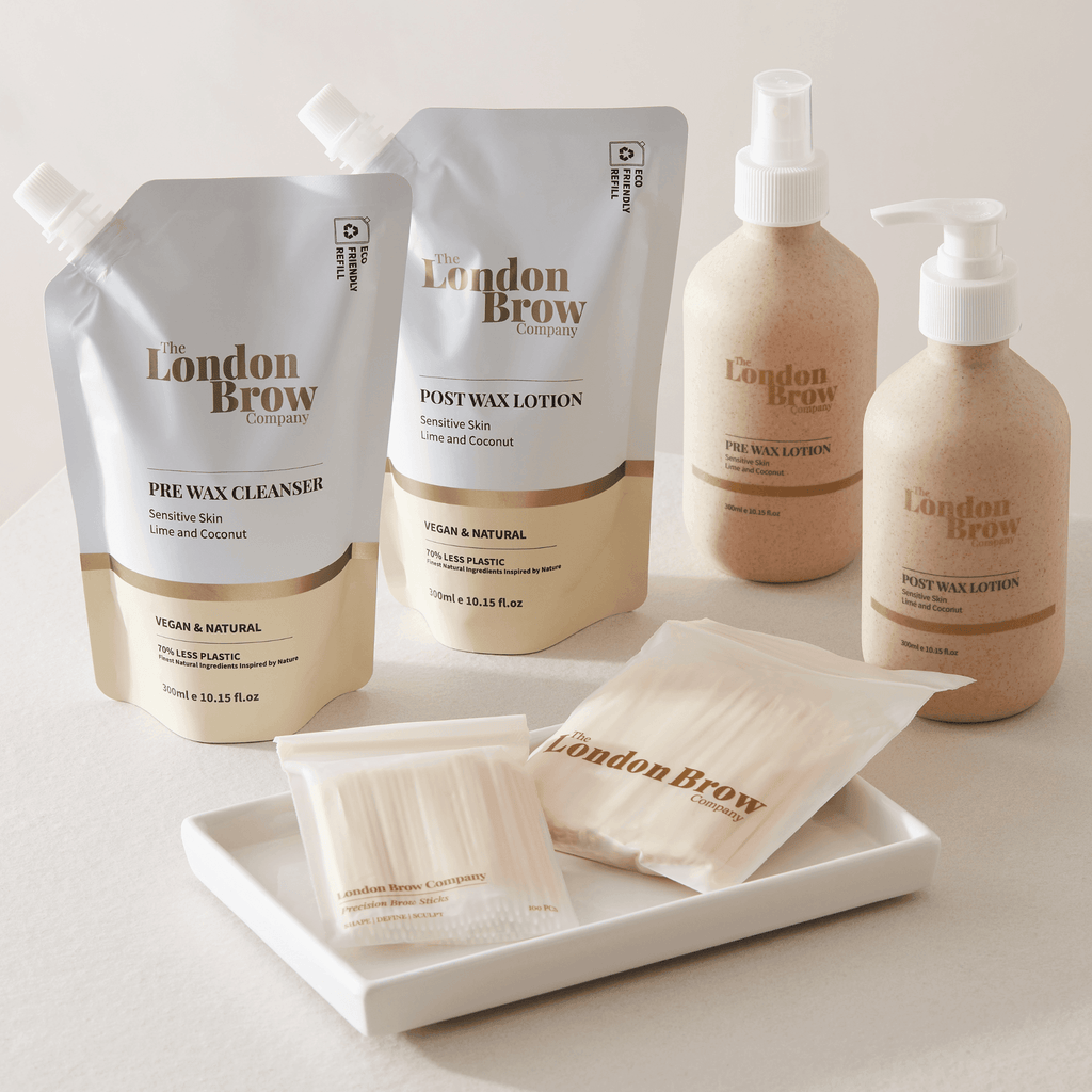 Pre-Wax Cleanser & Post-Wax Lotion Set - All Natural