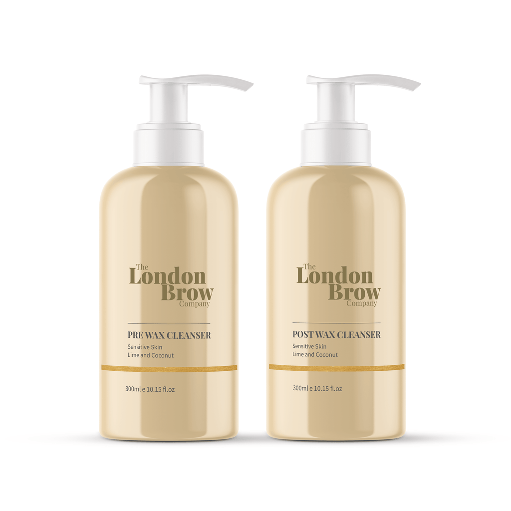 Pre-Wax Cleanser & Post-Wax Lotion Set - All Natural