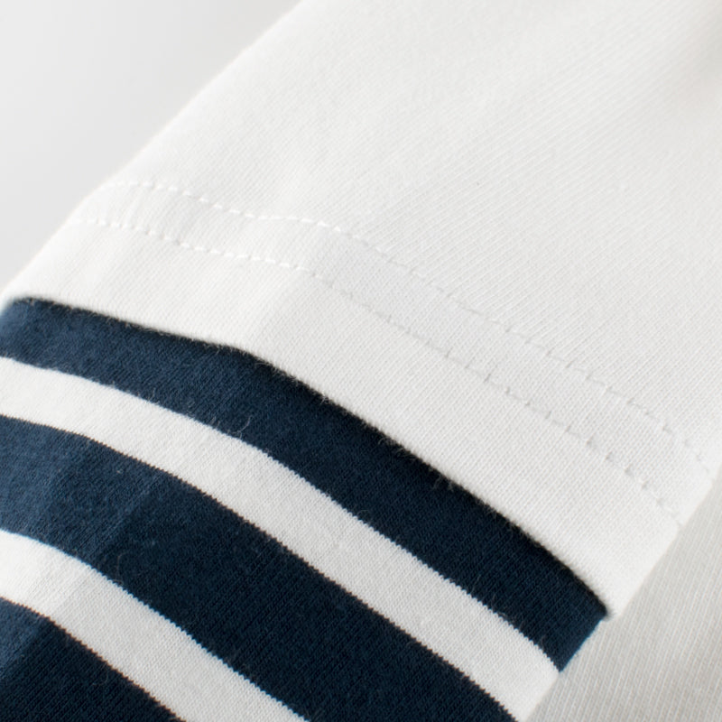 Boys I Love Reading Photo Print Long Sleeve Shirt in White