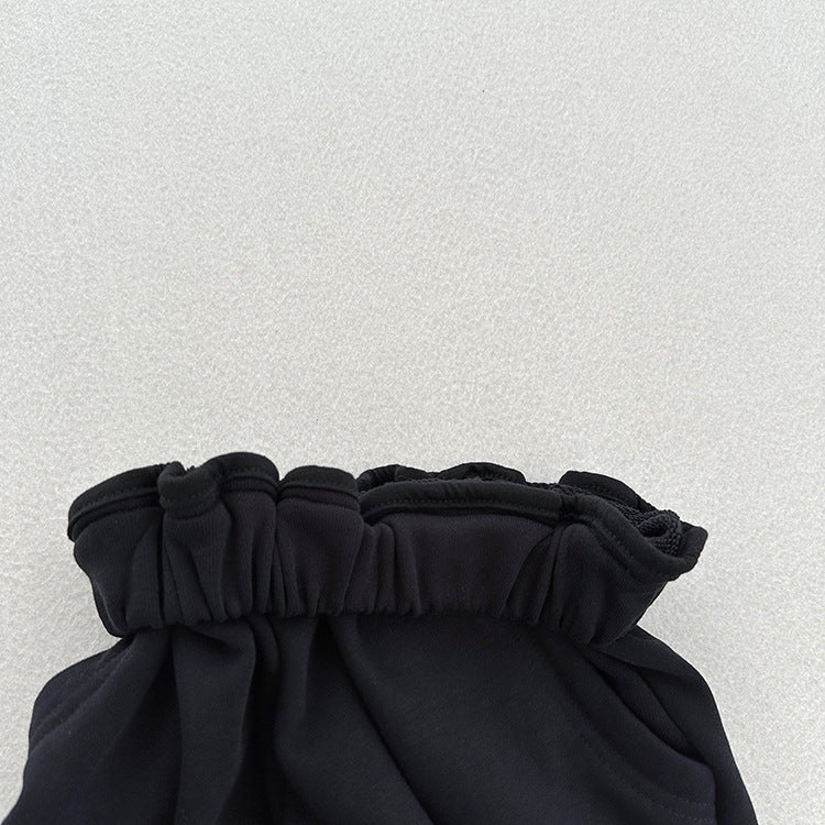 Kids Spring and Autumn Solid Color Sportswear Pants