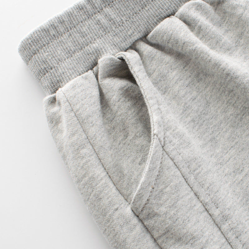 Baby Cotton Trousers with Letters Pattern