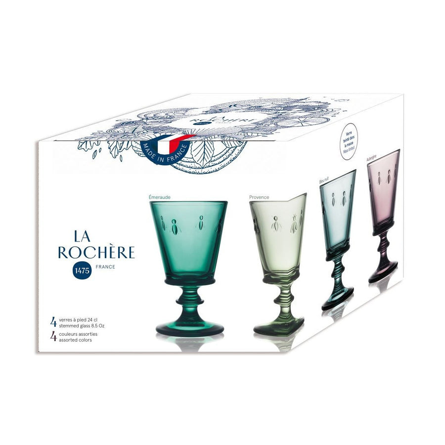 French Bee Wine Glasses – Elegant & Versatile Abeille Collection by La Rochère at www.brixbailey.com