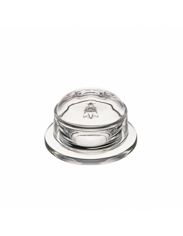 French Bee Glass Butter Dish – Keeps Spreads Fresh & Chic by La Rochère at www.brixbailey.com