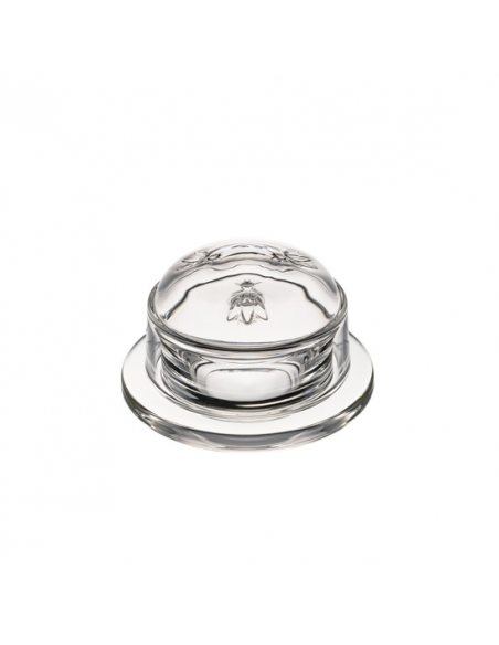 French Bee Glass Butter Dish – Keeps Spreads Fresh & Chic by La Rochère at www.brixbailey.com