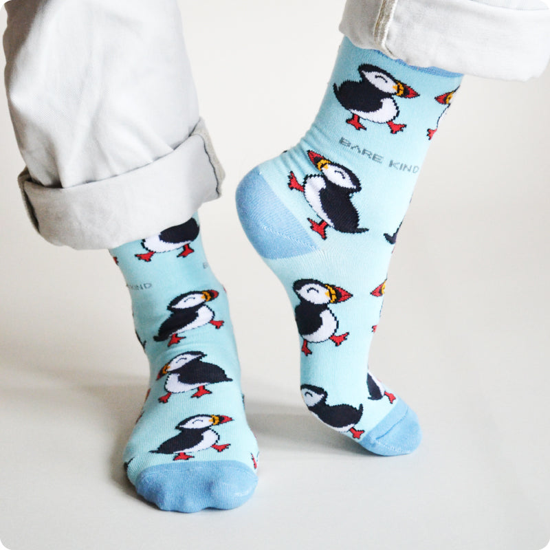 The Blue Puffin 2 Pack Bamboo Sock Set