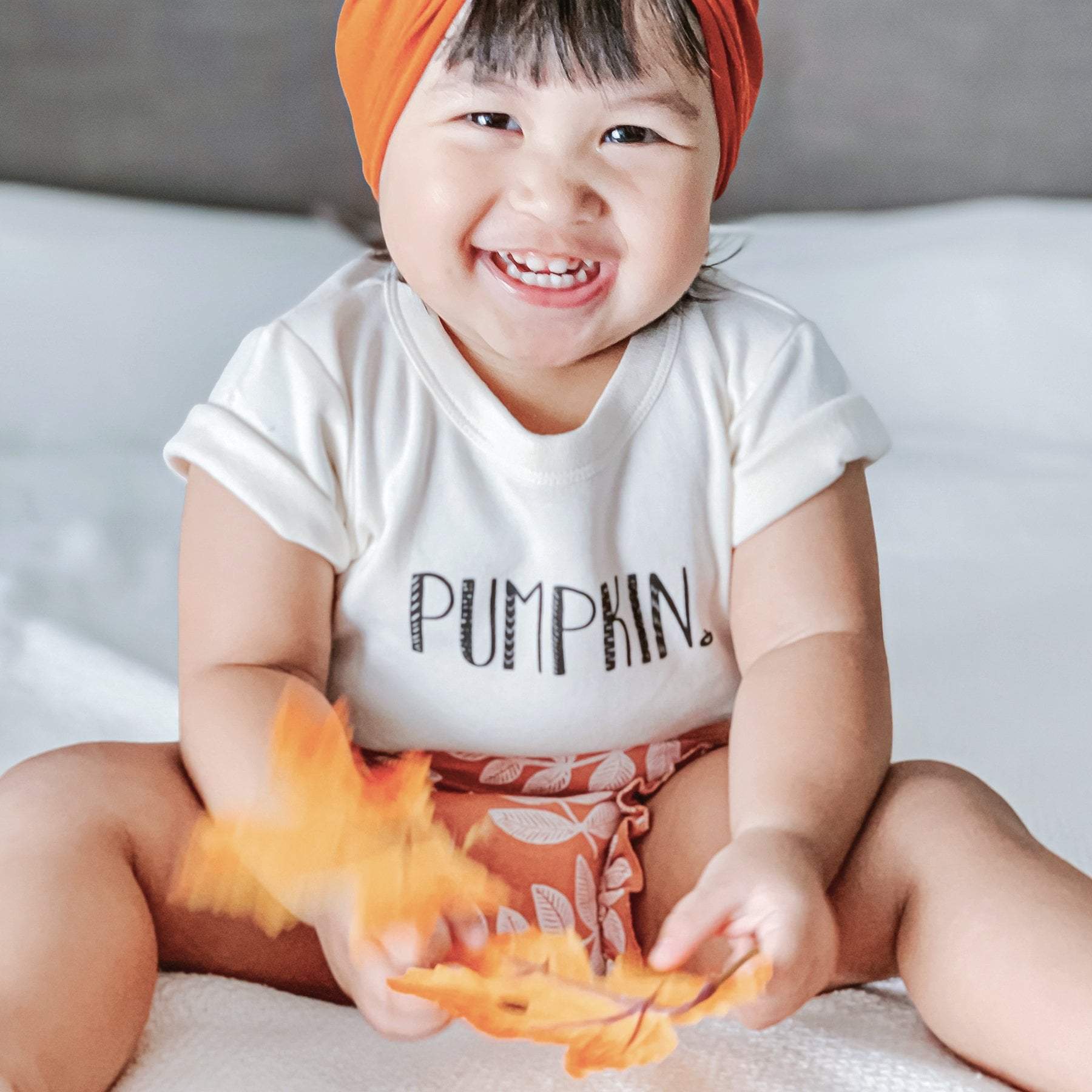Graphic Pumpkin Bodysuit for Baby