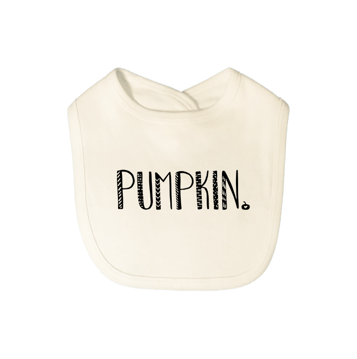 Graphic Pumpkin Infinity Bib for Babies