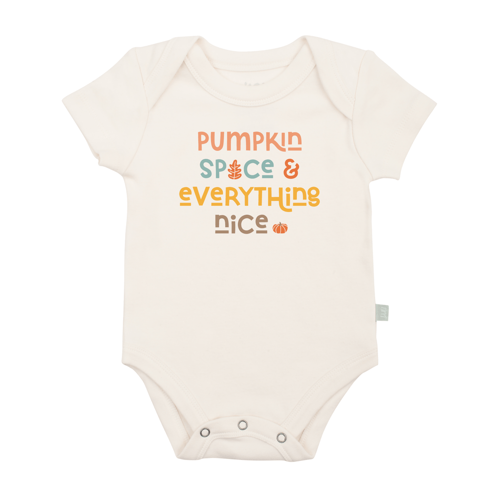 Pumpkin Spice Graphic Bodysuit for Babies