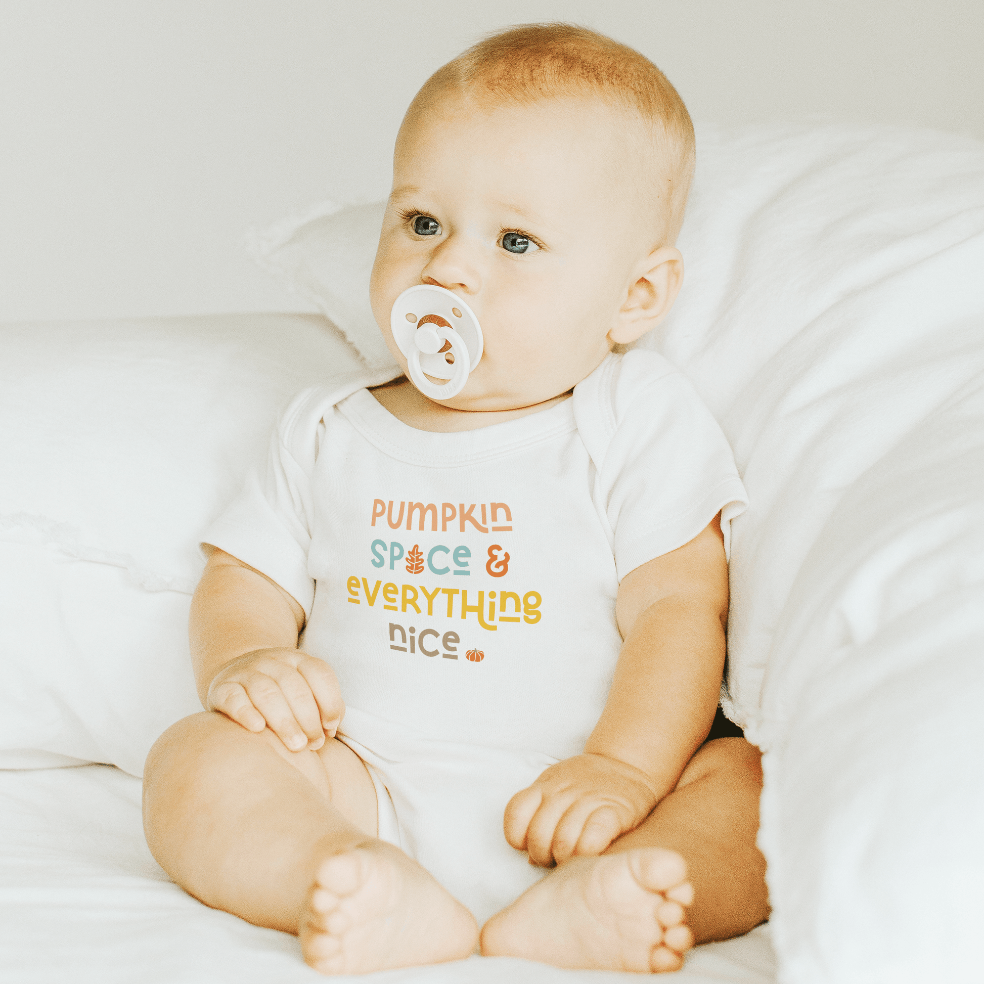 Pumpkin Spice Graphic Bodysuit for Babies