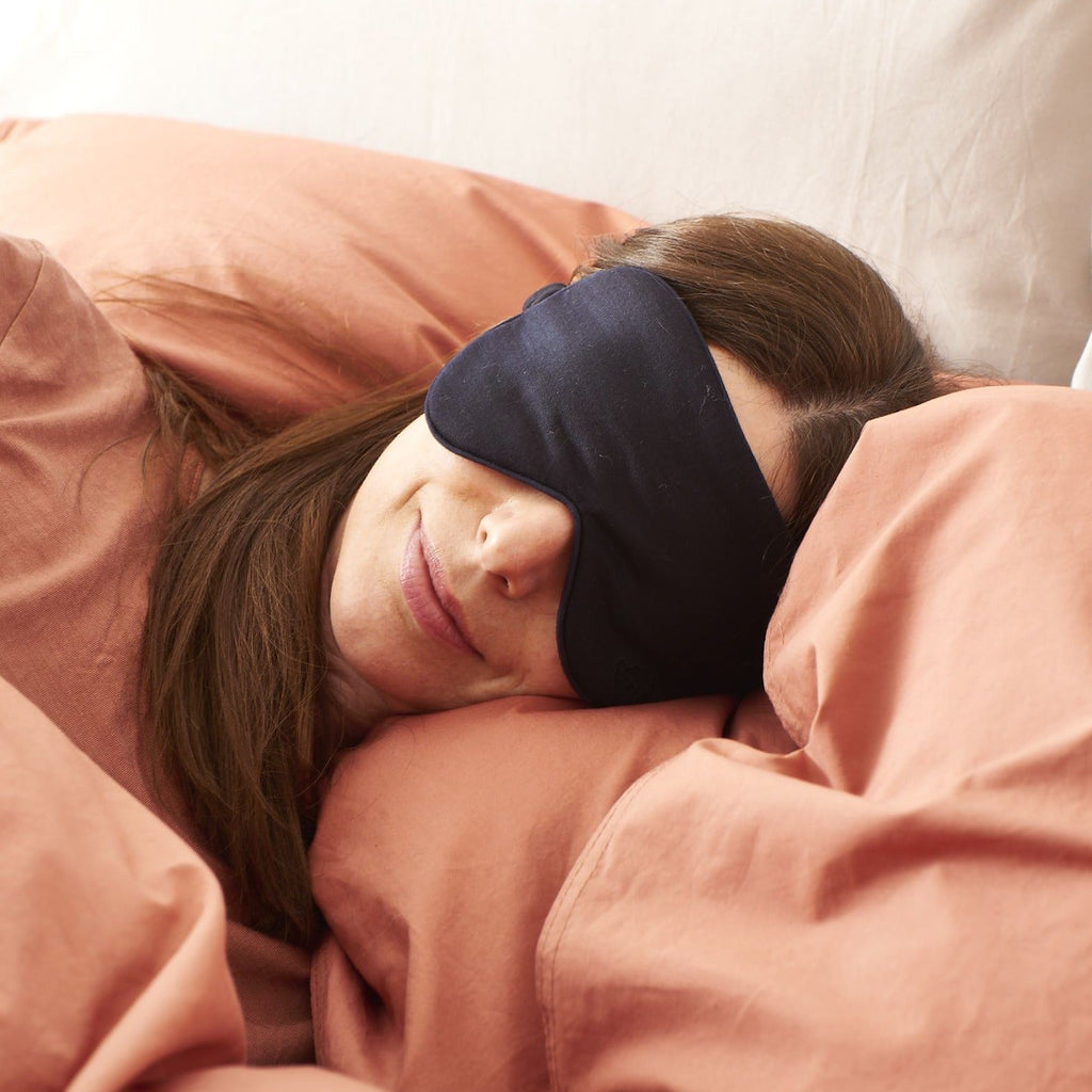 Pure Merino Sleepy Eye Mask in Midnight