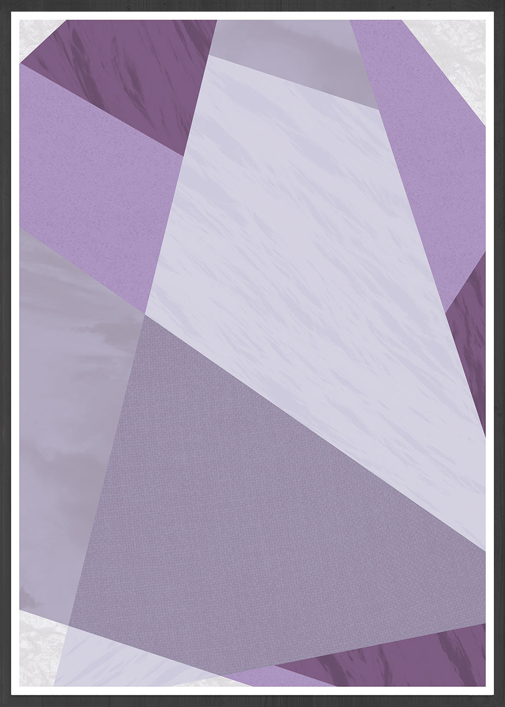 Purple Candy Purple Geometric Print