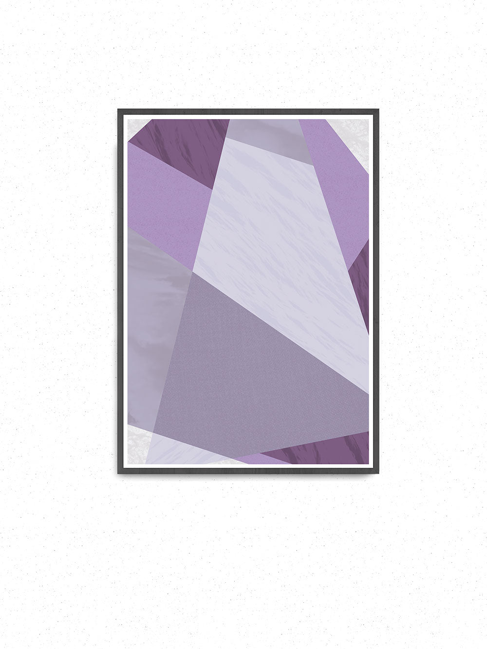 Purple Candy Purple Geometric Print