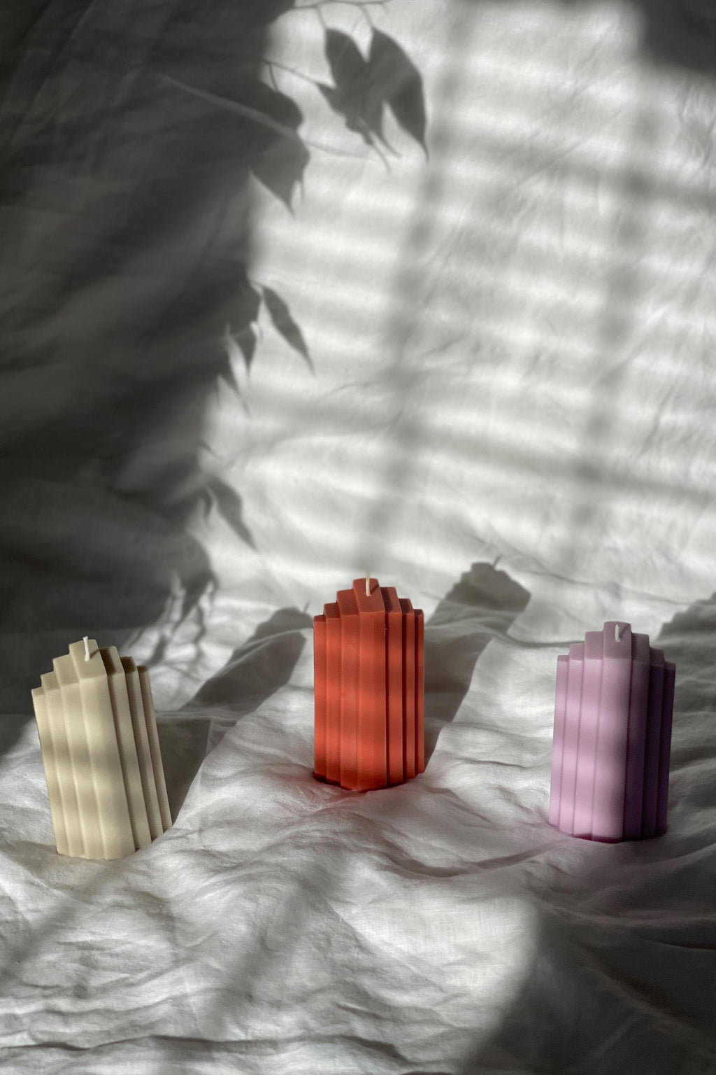 Pyramid Sculpted Candle